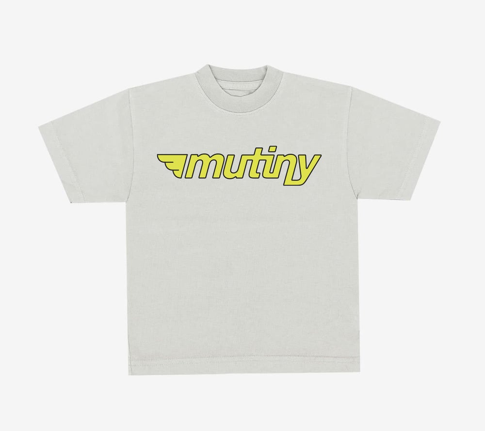 Mutiny Wing Cement Short Sleeve T-Shirt - Printed at our Factory