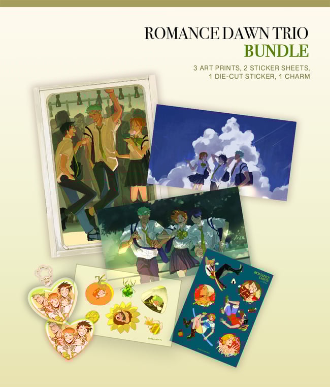 Romance Dawn Trio BUNDLE