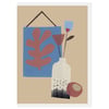 Autumn Conker & Vase Card