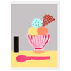 Ice Cream Sundae Card