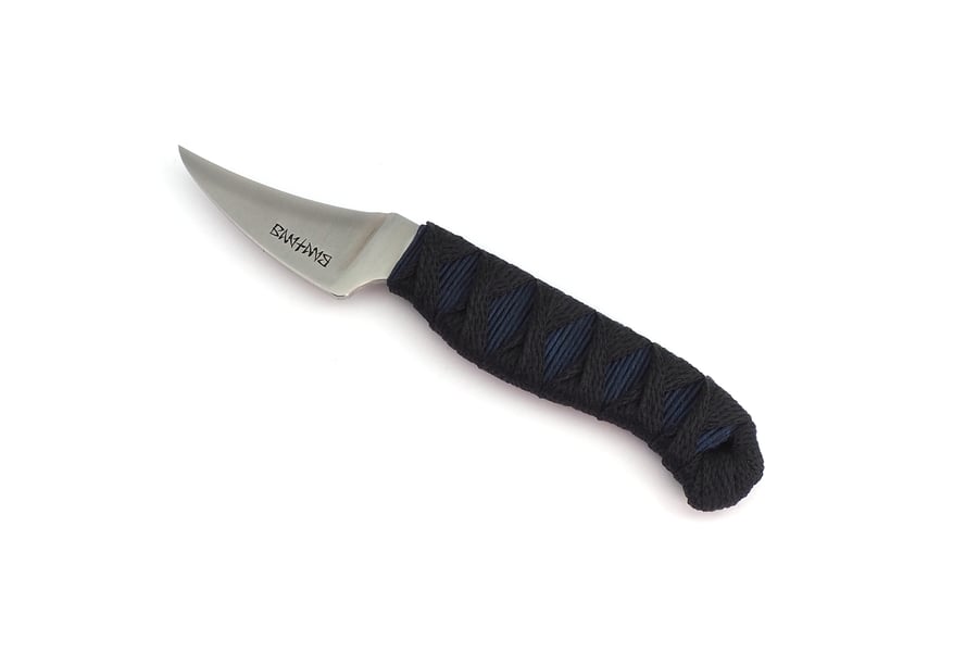 Image of Fruit Knife (Navy/Black Cord)