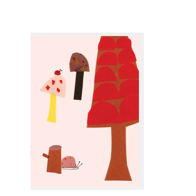 Woodland Toadstools Mini Card