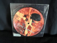 Image 1 of Jimi Hendrix rare 7" promo Color Picture Disc 30th Anniversary from 1991 (MINT)