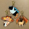 Guinea Pig Cosplay Keychains