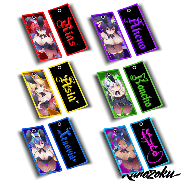 Image of Bunny DxD Babe Jet Tags