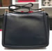 Image of Vtg. Gucci Navy Blue Leather/Suede Shoulder bag