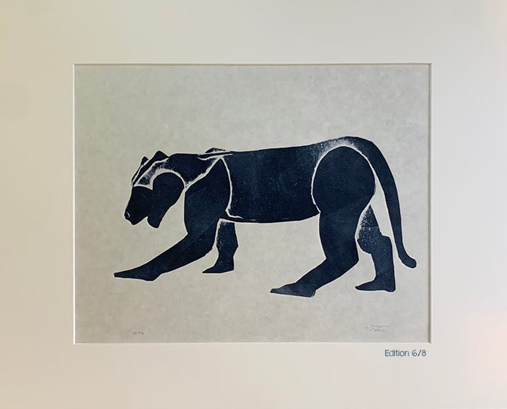 Panther in Blue Image 3