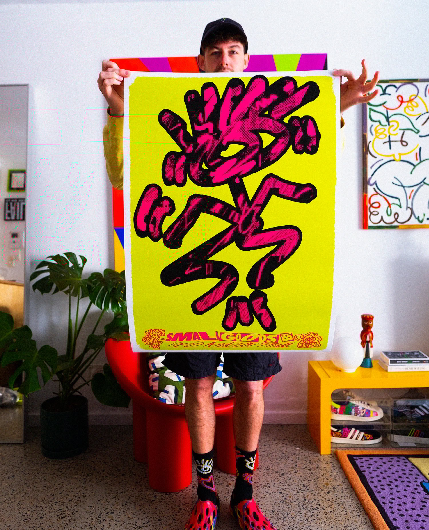 Image of Yellow Neon Wolfgang - SMALL GOODS