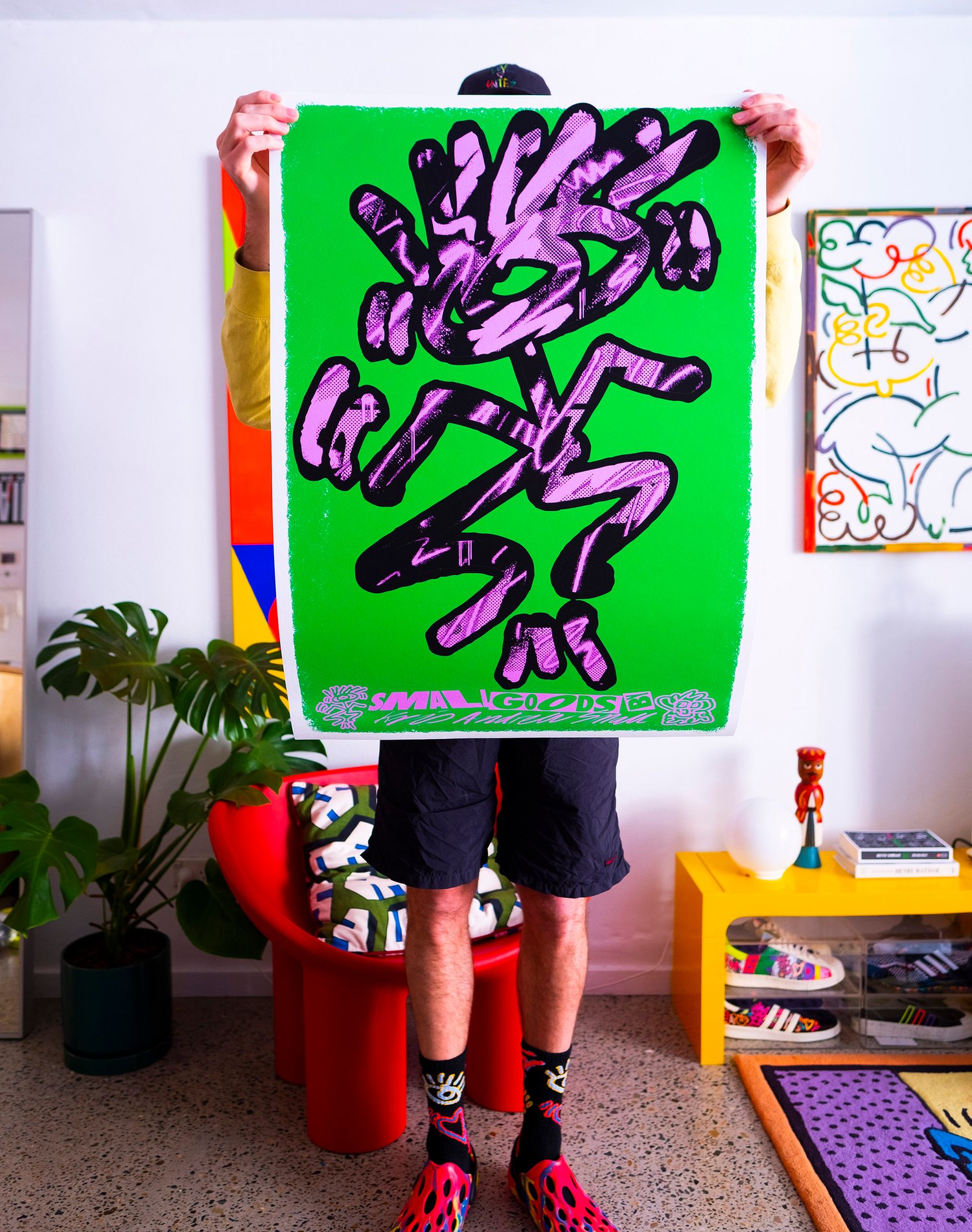 Image of Green Neon Wolfgang - SMALL GOODS