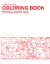 Cam Collins Risograph Coloring Book, Princess and the Goat