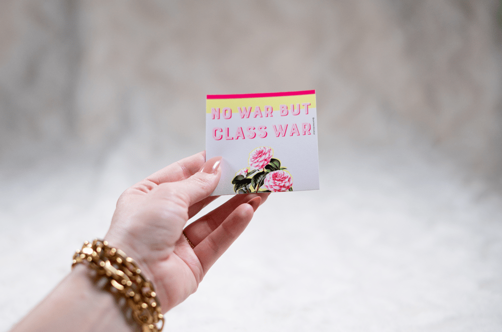 Image of No War But Class War Sticker