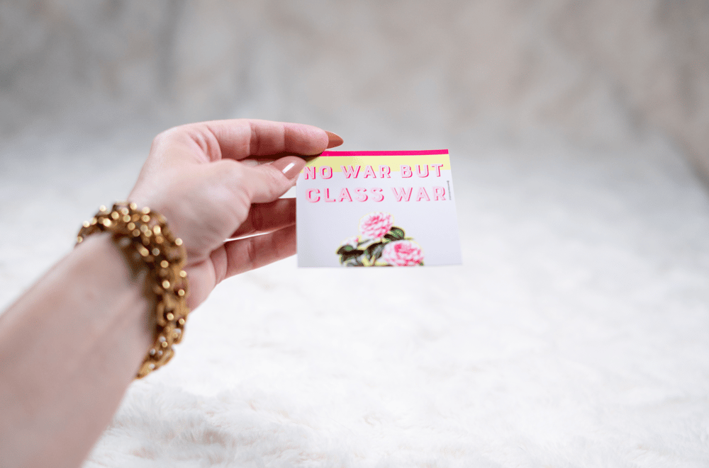 Image of No War But Class War Sticker