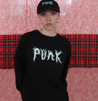 Image 1 of Punk Sweatshirt BLACK
