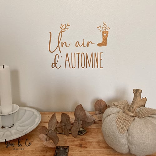 Image of Sticker "Un air d'AUTOMNE"