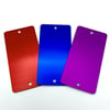 Custom Engraved Color Anodized Aluminum Tags