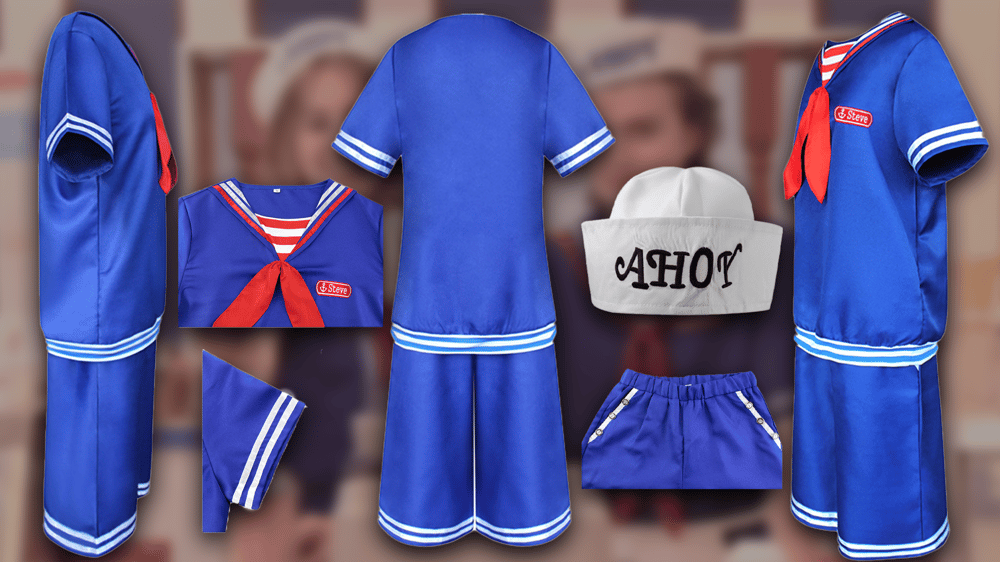 Image of Steve Harrington Scoops Ahoy Cosplay Costume