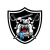 Raiders x Bulldogs logo sticker 