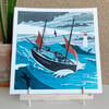  Lugger in a Storm Print <span style="text-transform: lowercase;">29.7&nbsp;x&nbsp;29.7cm</span>