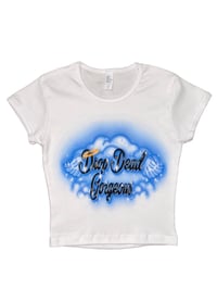 Image 1 of 'Drop Dead Gorgeous' Airbrush Crop Top