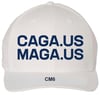 ALL STAR WHITE BLUE FLEXFIT BASEBALL CAP CAGA.US MAGA.US CM6