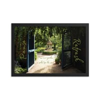 Image 1 of Time in a Garden Framed Print