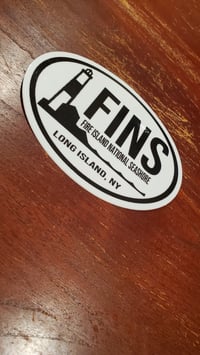 Image 1 of FINS Oval Decal