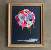 garbage patch earth  (original painting)  $75 FRAMED