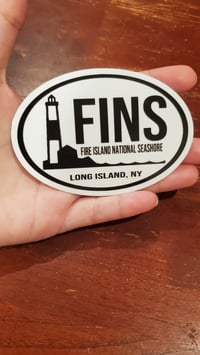 Image 2 of FINS Oval Decal