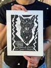 Black Cats Good Luck - Print Only