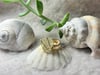 White Sea Glass Ring -Size 4