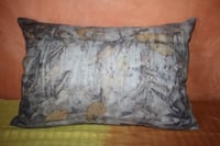 Image 1 of Ecoprint / Eucalyptus / Linen Pillowcase