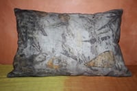 Image 2 of Ecoprint / Eucalyptus / Linen Pillowcase