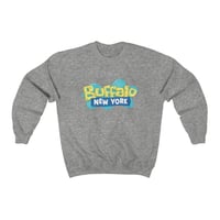 Image 3 of Sponge Buffalo Unisex Heavy Blend Crewneck Sweatshirt