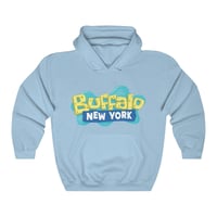 Image 3 of Sponge Buffalo Unisex Heavy Blend Hooded Sweatshirt
