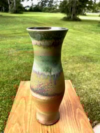 Image 2 of Tall Vase, multiple layered glazes (SHW)