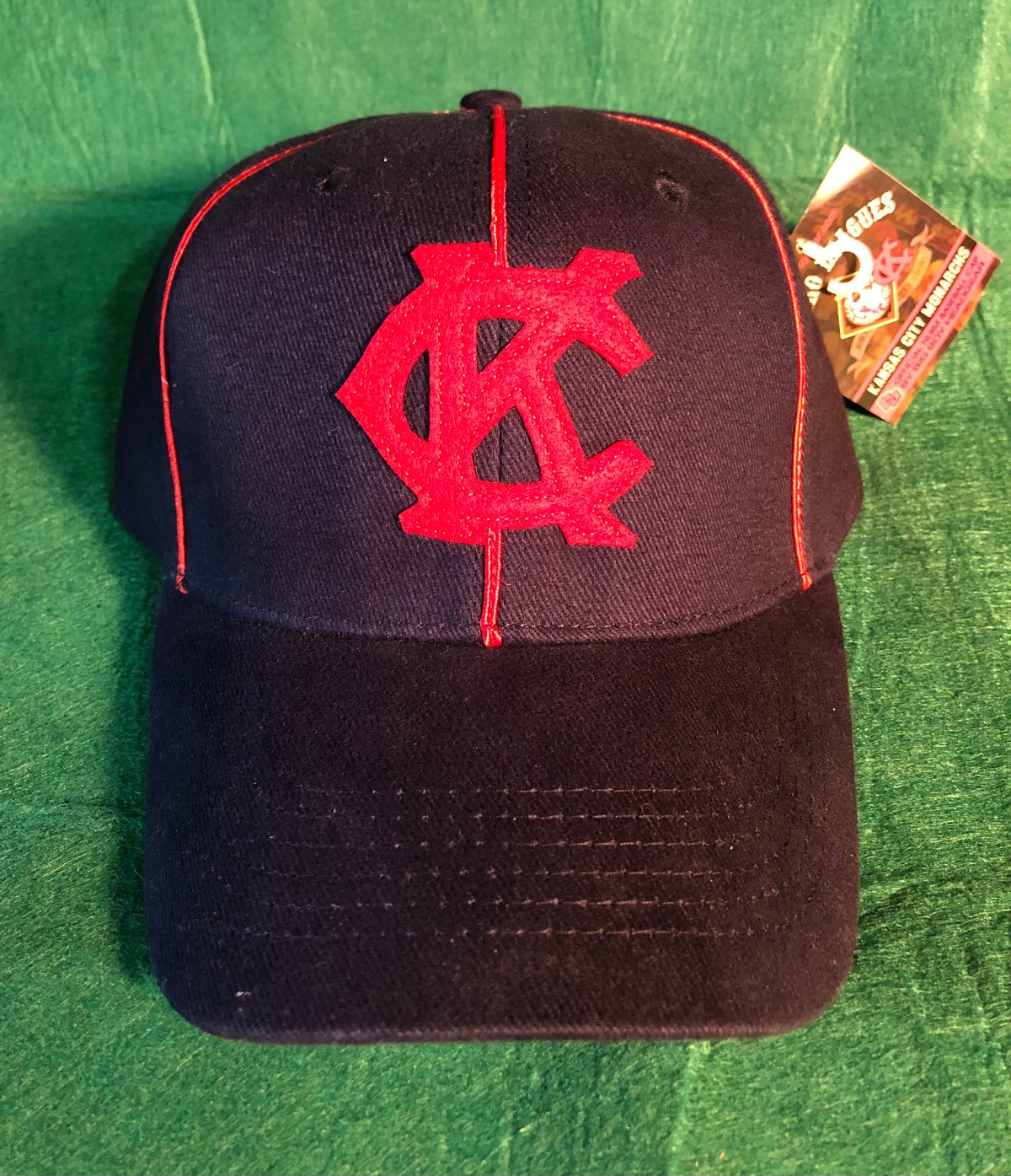Image of 1949 KC Monarchs repro road hat