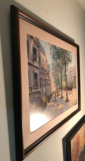 Image of Thomas Kinkade 'A Touch of Spring' framed print