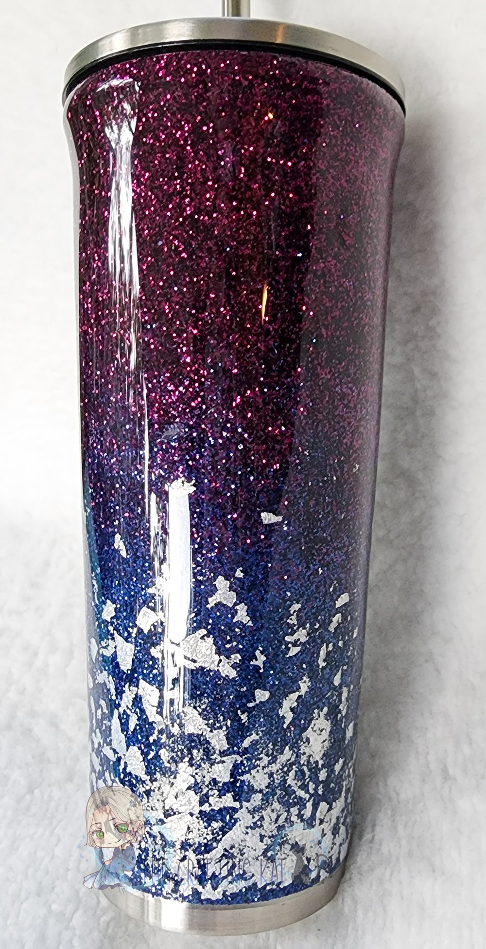 Image of Moth Shroomies-24oz straw tumbler