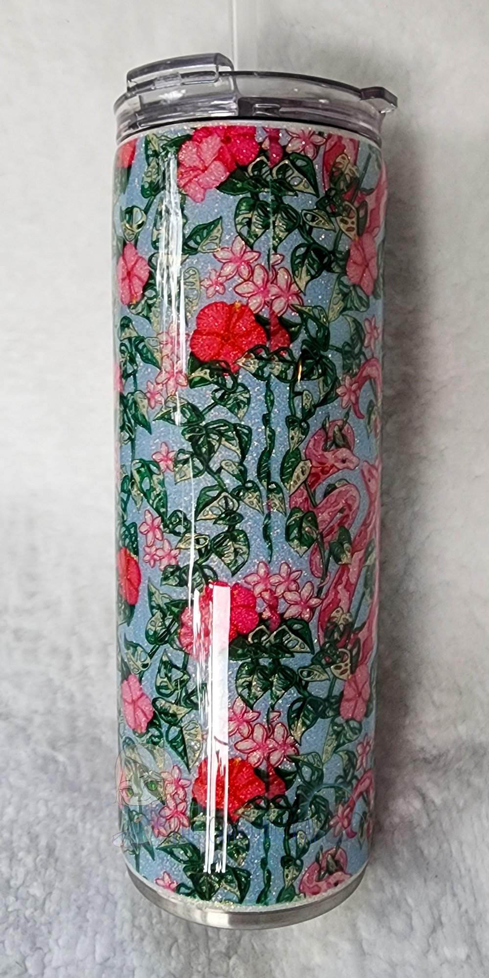 Image of Floral Snek-20oz skinny
