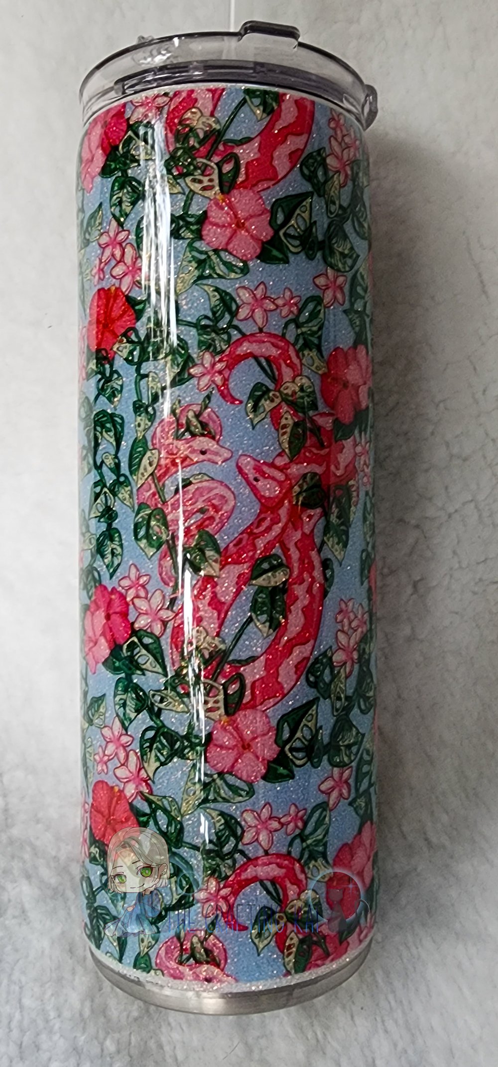 Image of Floral Snek-20oz skinny