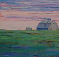 Image of Grey Barn Sunset