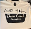Bear Creek Sign Tee (natural w/black image)