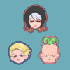 ✨Giogio Hitman Team Stickers (Risotto, Prosciutto, Pesci)