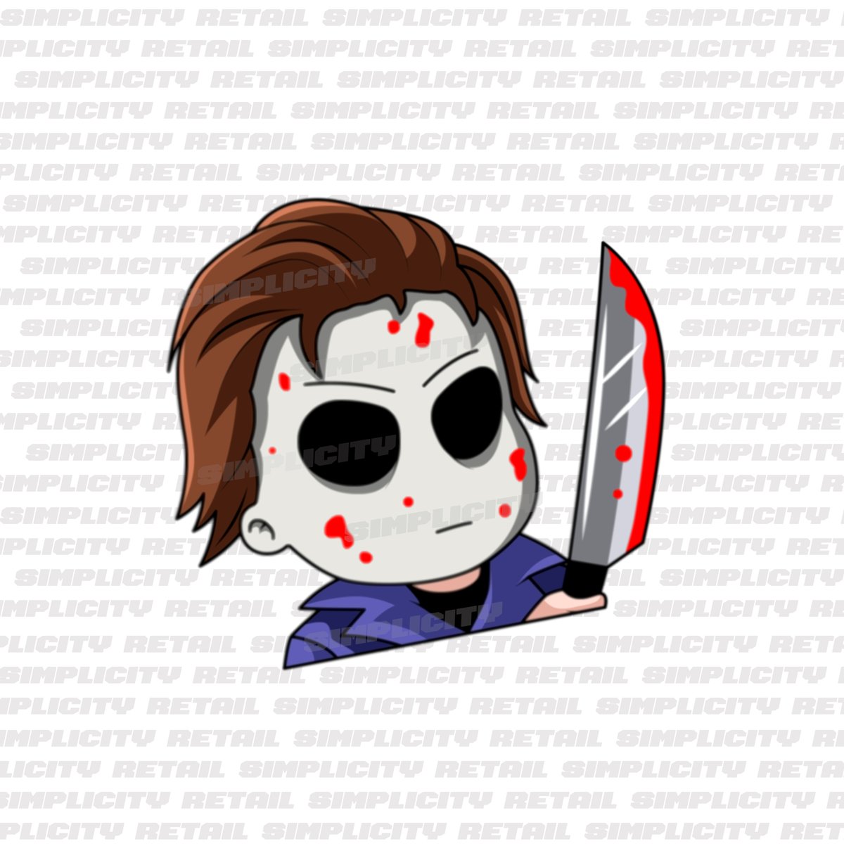 Michael Meyers Sticker simplicitygraphics