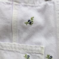 Image 5 of Zara Girls Floral Accent Denim Skirtall