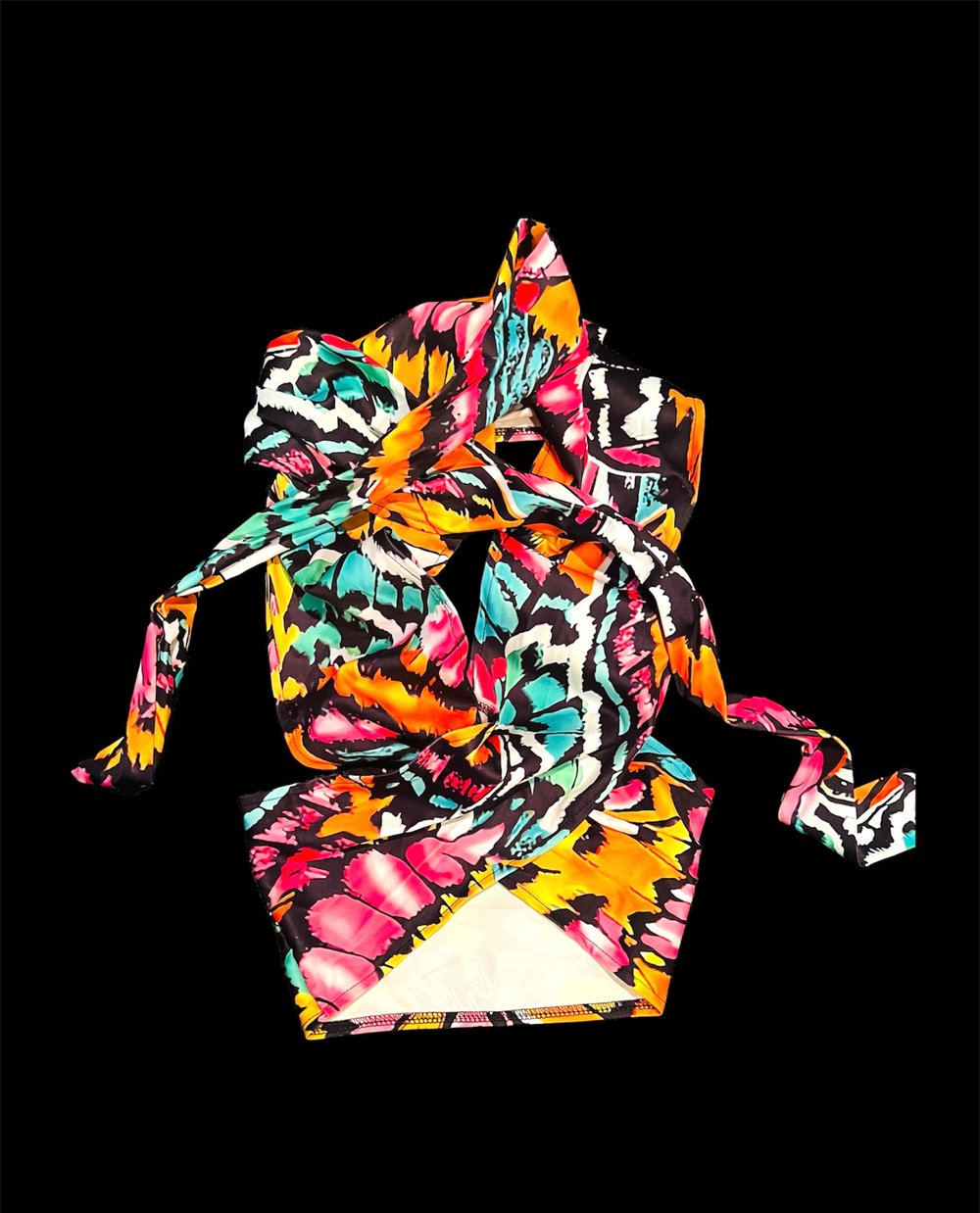 Image of Abstract Wide Leg Pant Set