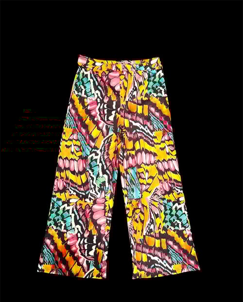 Image of Abstract Wide Leg Pant  Set