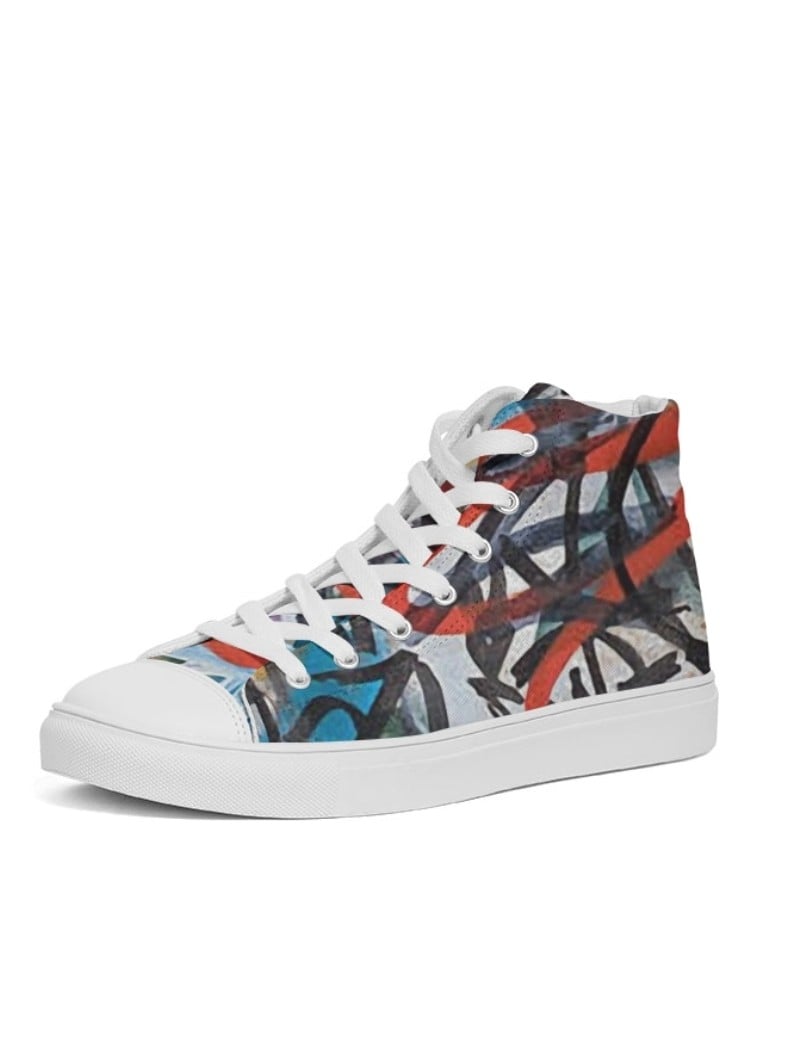 Image of NEW MEN HI TOP GRAFFITI SNEAKER