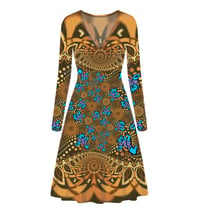 Image 2 of Long Sleeve Tea Party Dress