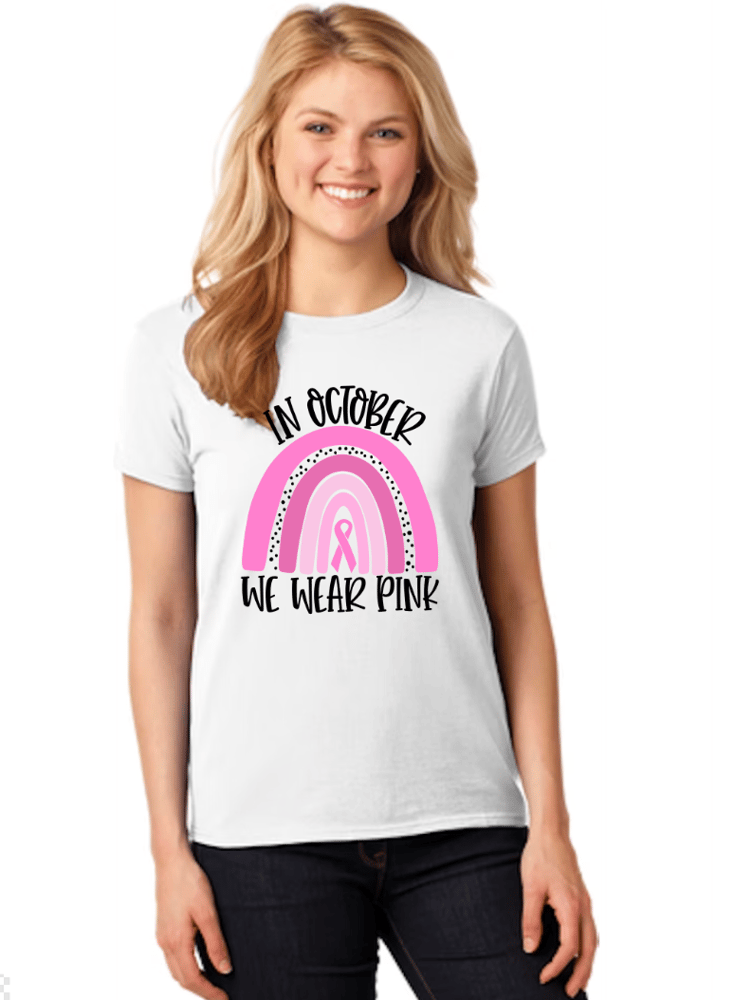 Image of "In October We Wear Pink" Tee